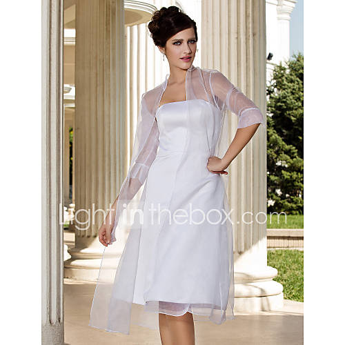 Organza Feest Avond Bruiloft Wraps Met Sjerpen Linten Jasje Jack huismerk kopen in de aanbieding