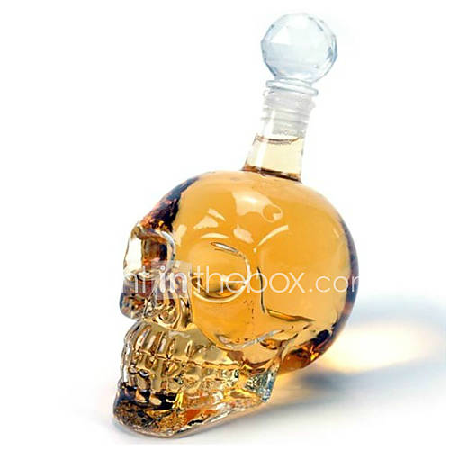 Kristallen Schedel 350Ml Wodka Wijn Glazen Fles Karaf huismerk kopen in de aanbieding Kristallen Schedel 350Ml Wodka Wijn Glazen Fles Karaf huismerk kopen in de aanbieding