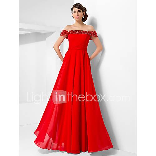 Baljurk Schouderafhangend Tot De Grond Chiffon Blote Rug Formele Avonden Jurk Met Kralen Drapering Door Ts Couture huismerk kopen in de aanbieding Baljurk Schouderafhangend Tot De Grond Chiffon Blote Rug Formele Avonden Jurk Met Kralen Drapering Door Ts Couture huismerk kopen in de aanbieding