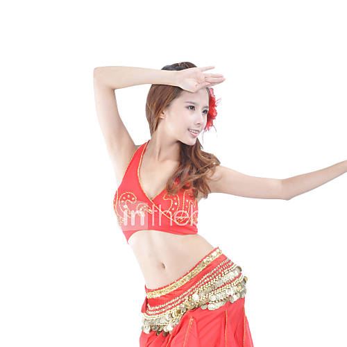 Buikdans Tops Dames Opleiding Katoen Kristallen Bergkristallen Mouwloos Top huismerk kopen in de aanbieding