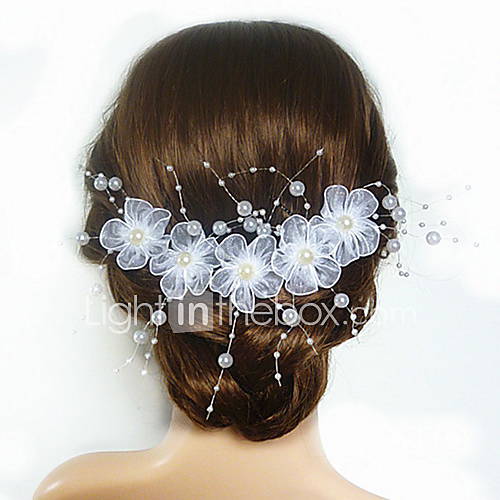 Imitatieparel Acryl Satiini Kukat Met 1 Bruiloft Speciale Gelegenheden Helm huismerk kopen in de aanbieding