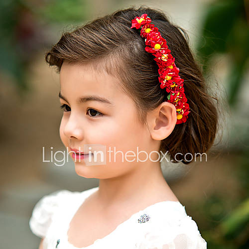 Vrouwen Bloemenmeisje Papier Helm Bruiloft Speciale Gelegenheden Hoofdbanden Bloemen huismerk kopen in de aanbieding