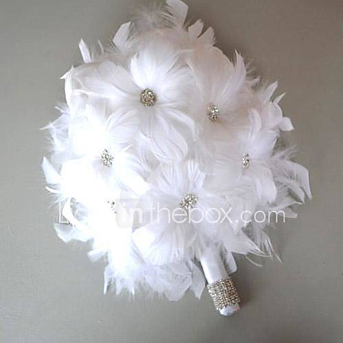 Bruidsboeketten Boeketten Bruiloft Leder 472 Circa 12Cm huismerk kopen in de aanbieding