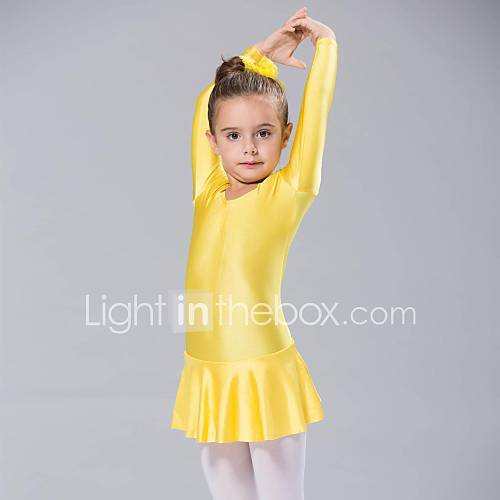 Ballet Jurken Dames Spandex Lange Mouw Kleding huismerk kopen in de aanbieding