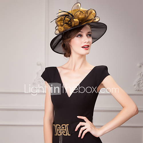 Organza Kentucky Derby Hat Hatut Met 1 Speciale Gelegenheden Helm huismerk kopen in de aanbieding