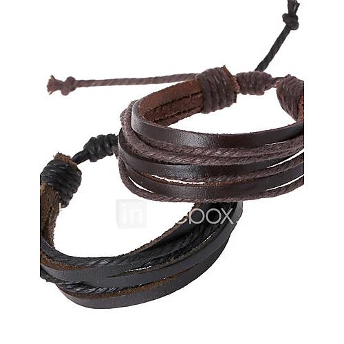 Heren Touw Geweven Lederen Armbanden Leder Dames Ketting Gepersonaliseerde Sieraden Zwart Bruin Voor Dagelijks huismerk kopen in de aanbieding Heren Touw Geweven Lederen Armbanden Leder Dames Ketting Gepersonaliseerde Sieraden Zwart Bruin Voor Dagelijks huismerk kopen in de aanbieding