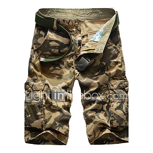 Heren Grote Maten Ruim Shorts Broek Camouflage huismerk kopen in de aanbieding