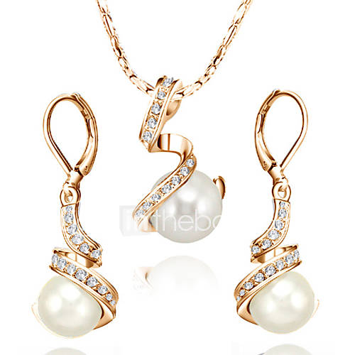 Dames Kristal Gedraaid Sieraden Set Parel Imitatieparel Omvatten Voor Bruiloft Feest Dagelijks Causaal Kubieke Zirkonia huismerk kopen in de aanbieding Dames Kristal Gedraaid Sieraden Set Parel Imitatieparel Omvatten Voor Bruiloft Feest Dagelijks Causaal Kubieke Zirkonia huismerk kopen in de aanbieding