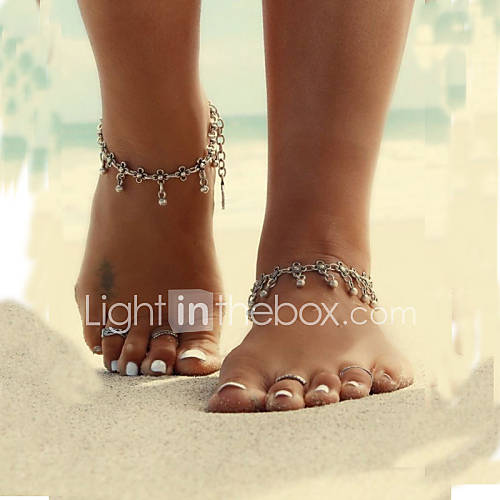 Enkelring Blote Voeten Sandalen Drop Bloem Uniek Ontwerp Tupsu Vintage Simpele Stijl Bikini Dames Zilver Lichaamssieraden Voor Dagelijks Causaal Strand huismerk kopen in de aanbieding Enkelring Blote Voeten Sandalen Drop Bloem Uniek Ontwerp Tupsu Vintage Simpele Stijl Bikini Dames Zilver Lichaamssieraden Voor Dagelijks Causaal Strand huismerk kopen in de aanbieding