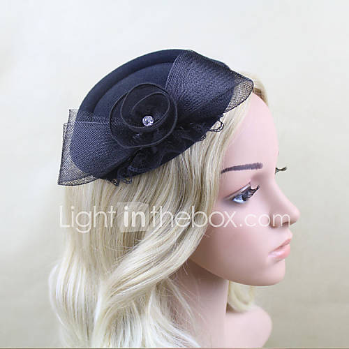 Net Satiini Fascinators Met 1 Bruiloft Speciale Gelegenheden Helm huismerk kopen in de aanbieding