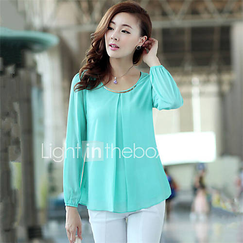 Dames Heel Simpel Street Chic Blouse Effen Roze Zomer huismerk kopen in de aanbieding