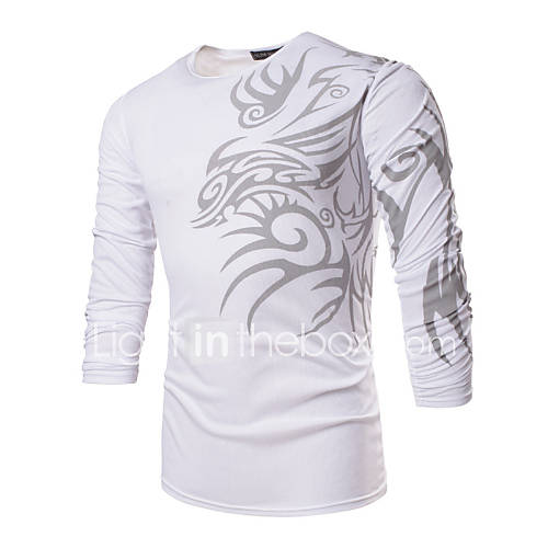 Heren Boho Print Grote Maten T Shirt Sport Werk Geometrisch Ronde Hals Slank Wit Xl Lange Mouw huismerk kopen in de aanbieding Heren Boho Print Grote Maten T Shirt Sport Werk Geometrisch Ronde Hals Slank Wit Xl Lange Mouw huismerk kopen in de aanbieding