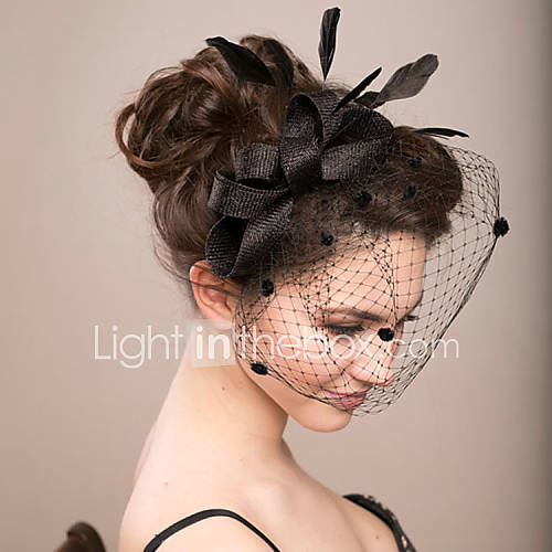Veer Net Fascinators Kukat Birdcage Veils Met 1 Bruiloft Speciale Gelegenheden Helm huismerk kopen in de aanbieding Veer Net Fascinators Kukat Birdcage Veils Met 1 Bruiloft Speciale Gelegenheden Helm huismerk kopen in de aanbieding