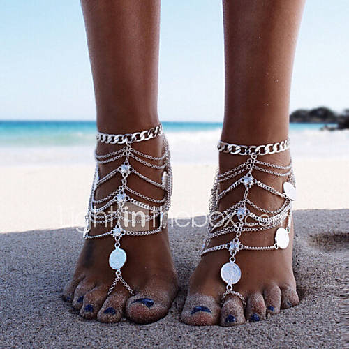 Dames Meerlaags Kwastje Stapelbaar Enkelring Blote Voeten Sandalen Tupsu Vintage Feest Werk Sieraden Goud Zilver Voor Strand huismerk kopen in de aanbieding Dames Meerlaags Kwastje Stapelbaar Enkelring Blote Voeten Sandalen Tupsu Vintage Feest Werk Sieraden Goud Zilver Voor Strand huismerk kopen in de aanbieding