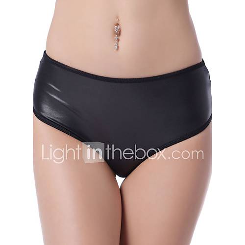 Kunst Leder Kwastje Effen Ultrasexy Slip Dames Medium Taille huismerk kopen in de aanbieding