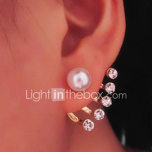 Dames Parel Druppel Oorbellen Voor Achter Gestileerde Imitatieparel Strass Klassiek Sieraden Dagelijks Causaal Gesimuleerde Diamant huismerk kopen in de aanbieding Dames Parel Druppel Oorbellen Voor Achter Gestileerde Imitatieparel Strass Klassiek Sieraden Dagelijks Causaal Gesimuleerde Diamant huismerk kopen in de aanbieding
