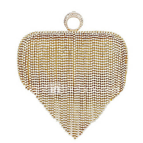 Dames Tassen Pu Avondtasje 2 Vouwen Parel Goud Zilver huismerk kopen in de aanbieding