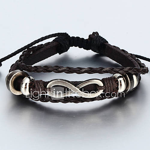 Touw Geweven Wikkelarmbanden Vintage Armbanden Lederen Leder Oneindigheid Sieraden Zwart Bruin Voor Kerstcadeaus Dagelijks huismerk kopen in de aanbieding Touw Geweven Wikkelarmbanden Vintage Armbanden Lederen Leder Oneindigheid Sieraden Zwart Bruin Voor Kerstcadeaus Dagelijks huismerk kopen in de aanbieding