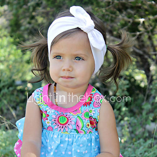 Kinderen Peuter Meisjes Katoen Haaraccessoires Groen Roze Lichtblauw Haarbanden huismerk kopen in de aanbieding