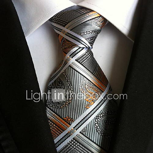 Heren Feest Werk Standaard Print Paisley Stropdas huismerk kopen in de aanbieding