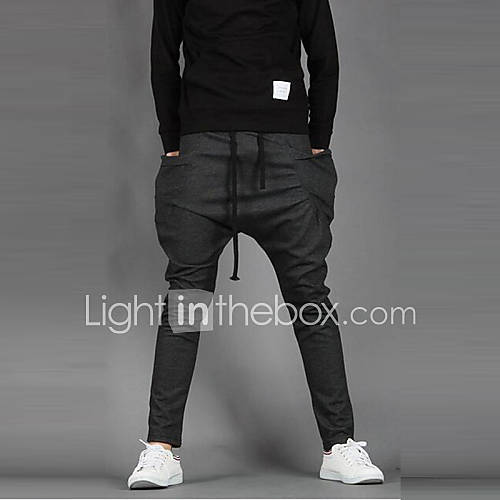 Heren Actief Slank Haak Joggingbroeken Broek Effen Groen Sport Werk Weekend huismerk kopen in de aanbieding