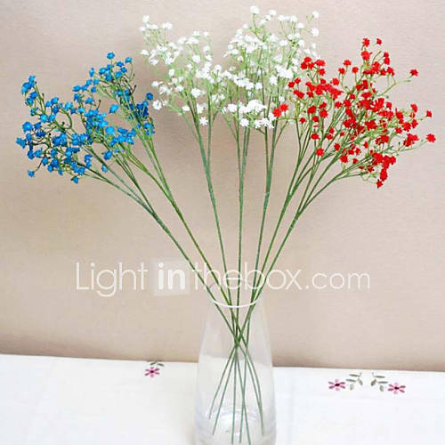 Kunstbloemen 1 Tak Simpele Stijl Gipskruid Bloemen Voor Op Tafel huismerk kopen in de aanbieding