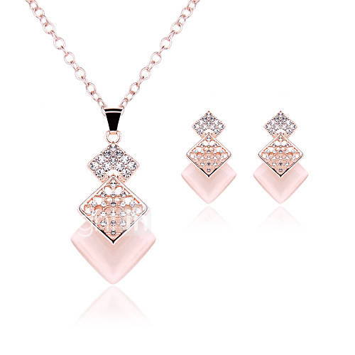 Dames Kristal Sieraden Set Kubieke Zirkonia Strass Roos Verguld Feest Simpele Stijl Elegant Bruids Omvatten Oorknopjes Hangertjes Ketting Goud Voor Vuosipaiva Verjaardag huismerk kopen in de aanbieding Dames Kristal Sieraden Set Kubieke Zirkonia Strass Roos Verguld Feest Simpele Stijl Elegant Bruids Omvatten Oorknopjes Hangertjes Ketting Goud Voor Vuosipaiva Verjaardag huismerk kopen in de aanbieding