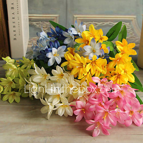 Kunstbloemen 1 Tak Bruidsboeketten Lelies Bloemen Voor Op Tafel huismerk kopen in de aanbieding