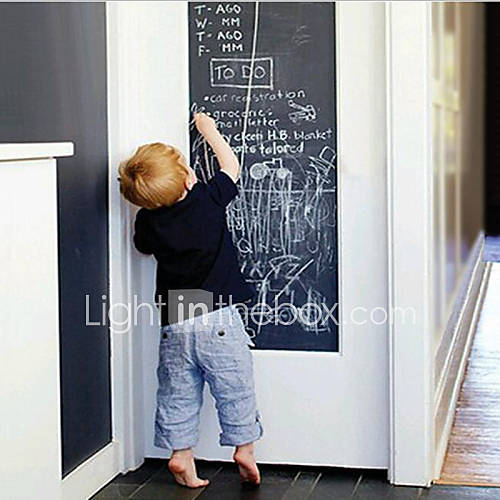 Krijtbord Muurstickers Schoolbord Decoratieve Vinyl Huisdecoratie Muursticker Wand huismerk kopen in de aanbieding