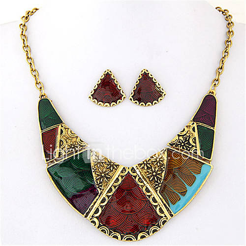 Dames Meetkundig Ambachtsman Sieraden Set Statement Vintage Europees Modieus Kleurenblok Omvatten Ketting Oorbellen Regenboog Voor Feest Dagelijks Causaal Kettingen huismerk kopen in de aanbieding Dames Meetkundig Ambachtsman Sieraden Set Statement Vintage Europees Modieus Kleurenblok Omvatten Ketting Oorbellen Regenboog Voor Feest Dagelijks Causaal Kettingen huismerk kopen in de aanbieding
