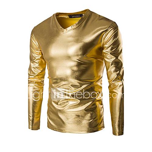Heren Standaard Punk Gothic T Shirt Katoen Sport Effen V Hals Slank Goud Xxxl Lange Mouw Lente Herfst huismerk kopen in de aanbieding Heren Standaard Punk Gothic T Shirt Katoen Sport Effen V Hals Slank Goud Xxxl Lange Mouw Lente Herfst huismerk kopen in de aanbieding