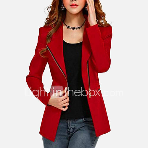 Dames Dagelijks Vintage Lente Herfst Grote Maten Normaal Jack Effen V Hals Lange Mouw Zwart Wijn L Xl Xxl huismerk kopen in de aanbieding Dames Dagelijks Vintage Lente Herfst Grote Maten Normaal Jack Effen V Hals Lange Mouw Zwart Wijn L Xl Xxl huismerk kopen in de aanbieding