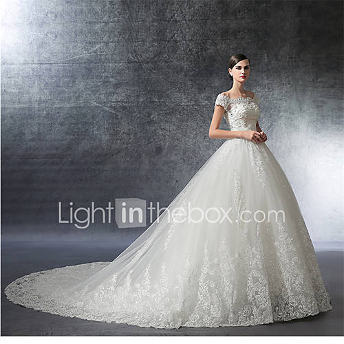 Baljurk Schouderafhangend Kathedraalsleep Satijn Lace Over Tulle Op Maat Gemaakte Trouwjurken Met Kristal Appliques Gerimpeld Door Lan Ting Express Illusie huismerk kopen in de aanbieding Baljurk Schouderafhangend Kathedraalsleep Satijn Lace Over Tulle Op Maat Gemaakte Trouwjurken Met Kristal Appliques Gerimpeld Door Lan Ting Express Illusie huismerk kopen in de aanbieding