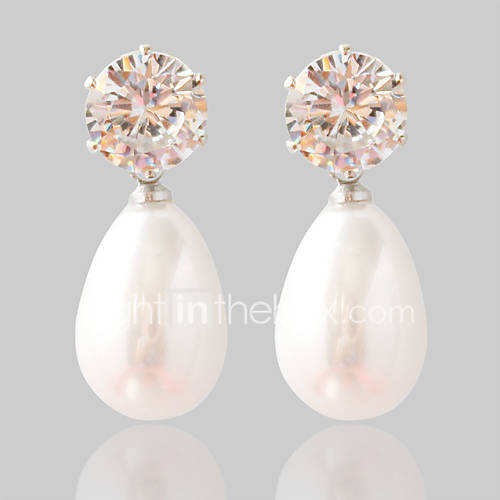 Dames Synthetische Diamant Oorknopjes Parel Oorbellen Modieus Sieraden Zilver Voor Bruiloft Feest huismerk kopen in de aanbieding Dames Synthetische Diamant Oorknopjes Parel Oorbellen Modieus Sieraden Zilver Voor Bruiloft Feest huismerk kopen in de aanbieding