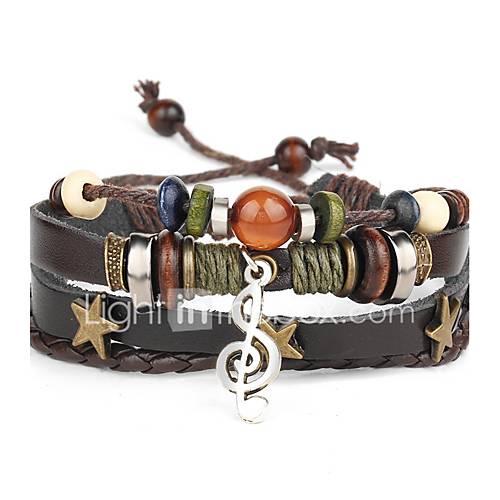 Heren Geweven Lederen Armbanden Leder Punk Sieraden Zwart Voor Dagelijks Causaal huismerk kopen in de aanbieding Heren Geweven Lederen Armbanden Leder Punk Sieraden Zwart Voor Dagelijks Causaal huismerk kopen in de aanbieding