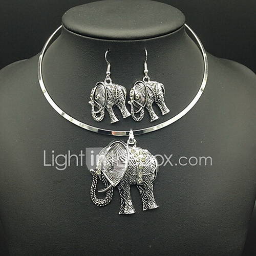 Dames Sieraden Set Gesimuleerde Diamant Olifant Dier Luxe Vintage Omvatten Ketting Oorbellen Zilver Voor Dagelijks Causaal Kettingen huismerk kopen in de aanbieding Dames Sieraden Set Gesimuleerde Diamant Olifant Dier Luxe Vintage Omvatten Ketting Oorbellen Zilver Voor Dagelijks Causaal Kettingen huismerk kopen in de aanbieding