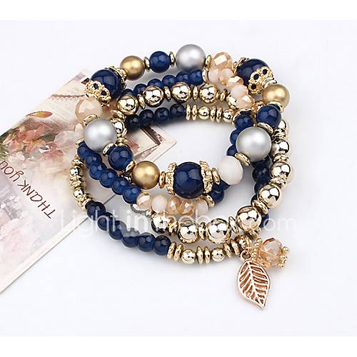 Dames Sierstenen Meerlaags Stapelbaar Kralenarmband Bladvorm Vintage Armbanden Sieraden Zwart Blauw Roze Voor Causaal huismerk kopen in de aanbieding Dames Sierstenen Meerlaags Stapelbaar Kralenarmband Bladvorm Vintage Armbanden Sieraden Zwart Blauw Roze Voor Causaal huismerk kopen in de aanbieding