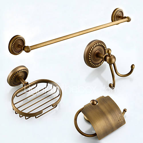Badkamer Accessoiresets Antiek Messinki 4Pcs Hotel Bad Zeepbakje Toren Bar Kapstok huismerk kopen in de aanbieding Badkamer Accessoiresets Antiek Messinki 4Pcs Hotel Bad Zeepbakje Toren Bar Kapstok huismerk kopen in de aanbieding