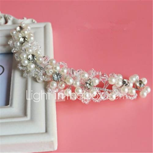 Kristal Imitatieparel Strass Net Hikinauhat 1 Bruiloft Speciale Gelegenheden Helm huismerk kopen in de aanbieding