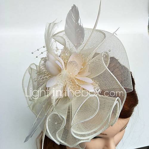 Tule Veer Fascinators Met 1 Bruiloft Speciale Gelegenheden Helm huismerk kopen in de aanbieding Tule Veer Fascinators Met 1 Bruiloft Speciale Gelegenheden Helm huismerk kopen in de aanbieding