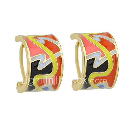 Dames Oorknopjes Oorbellen Sieraden Paars Rood Groen Voor Feest huismerk kopen in de aanbieding