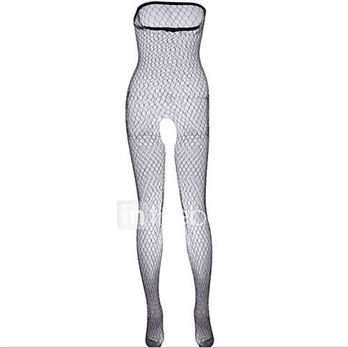 Dames Super Sexy Kostuum Nachtkleding Effen Netstof Schouderafhangend huismerk kopen in de aanbieding