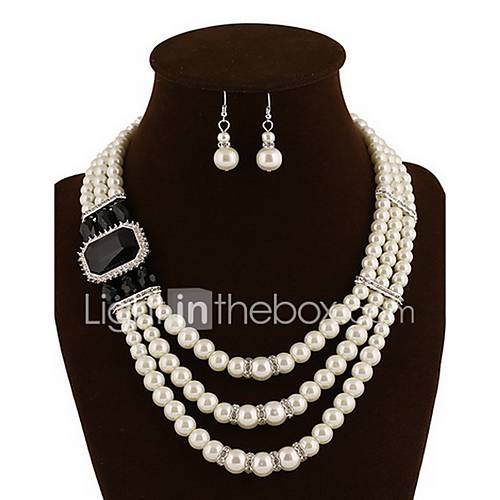 Dames Kristal Gelaagd Sieraden Set Parel Statement Europees Modieus Omvatten Groen Blauw Lichtblauw Voor Feest huismerk kopen in de aanbieding Dames Kristal Gelaagd Sieraden Set Parel Statement Europees Modieus Omvatten Groen Blauw Lichtblauw Voor Feest huismerk kopen in de aanbieding