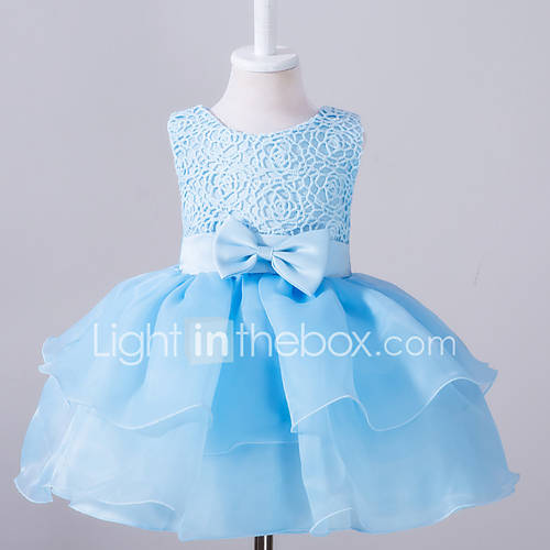 Peuter Meisjes Uitgaan Effen Mouwloos Jurk Rood huismerk kopen in de aanbieding