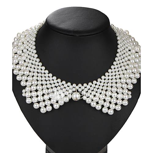 Parel Kraag Imitatieparel Dames Vintage Euramerican Met De Hand Gemaakt Wit Kettingen Sieraden 1Pc Voor Bruiloft Feest Verjaardag Dagelijks Maskerade Verlovingsfeest huismerk kopen in de aanbieding Parel Kraag Imitatieparel Dames Vintage Euramerican Met De Hand Gemaakt Wit Kettingen Sieraden 1Pc Voor Bruiloft Feest Verjaardag Dagelijks Maskerade Verlovingsfeest huismerk kopen in de aanbieding