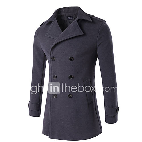Heren Dagelijks Vintage Street Chic Herfst Winter Grote Maten Normaal Jas Effen Opstaand Lange Mouw Katoen Polyester Donkergrijs Marineblauw Leger Groen Xxl Xxxl 4Xl huismerk kopen in de aanbieding Heren Dagelijks Vintage Street Chic Herfst Winter Grote Maten Normaal Jas Effen Opstaand Lange Mouw Katoen Polyester Donkergrijs Marineblauw Leger Groen Xxl Xxxl 4Xl huismerk kopen in de aanbieding