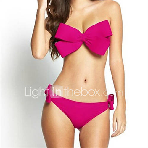 Dames Bandeau Strapless Blozend Roze Geel Fuchsia Onderbroeken Bikini Zwemkleding Effen Strik M L Xl Super Sexy huismerk kopen in de aanbieding Dames Bandeau Strapless Blozend Roze Geel Fuchsia Onderbroeken Bikini Zwemkleding Effen Strik M L Xl Super Sexy huismerk kopen in de aanbieding