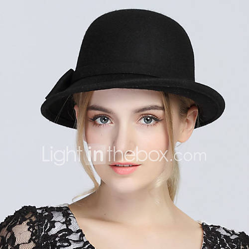 Dames Vintage Woleffen Bolhoed Cloche Hoed Marineblauw Fuchsia Marine Blauw huismerk kopen in de aanbieding