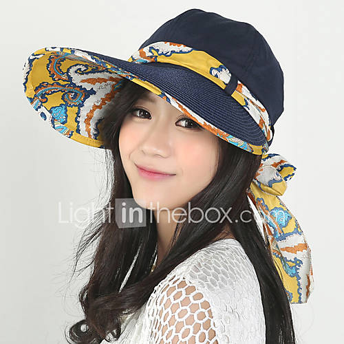 Dames Street Chic Stropatchwork Zonnehoed Zomer Marineblauw Fuchsia Khaki huismerk kopen in de aanbieding