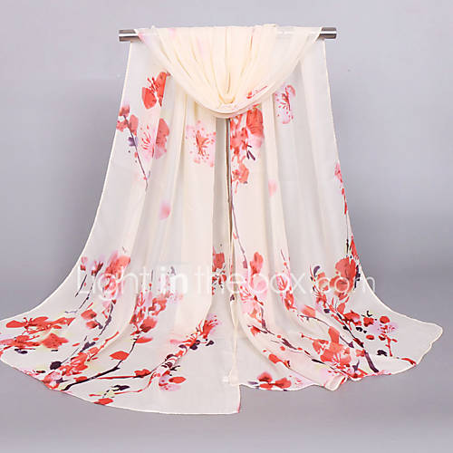 Dames Print Chiffon Rechthoekig Schattig Lente Zomer Herfst huismerk kopen in de aanbieding Dames Print Chiffon Rechthoekig Schattig Lente Zomer Herfst huismerk kopen in de aanbieding